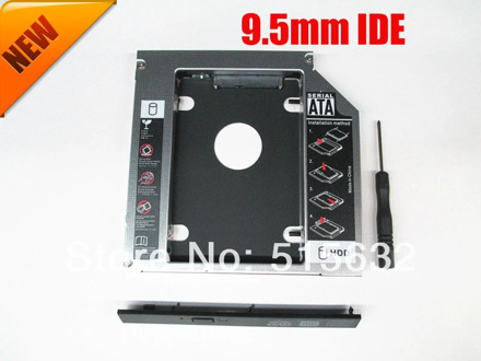 NEW STYLE PATA IDE 2nd HDD Hard Driver Caddy 9.5mm for HP Compaq 2510p nc2400 multibay new