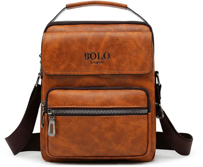 New Stylish Casual Shoulder Bag Men Messenger Bags Tote Bag Vintage Crossbody Bags High Quality Male Bag PU Leather Handbag