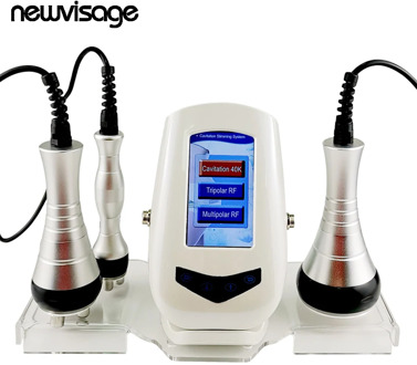 New Touch Button Control Ultrasonic 40KHz Cavitation and Multipolar RF Face Beauty Machine Fat Burner Body Slimming Weight Lose