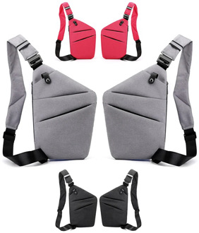 NEW Unisex Anti-theft Personal Gun Bag Solid Chest Bag Storage Bag Shoulder Bag Messenger Bag Female Travel Small Crossbody Pack