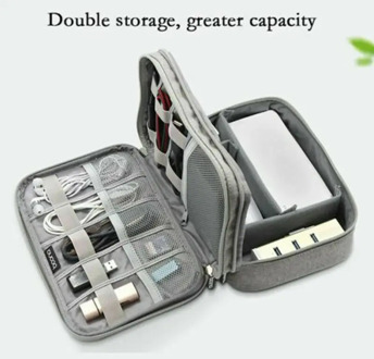 New Universal Charger Cable Organizer Electronics Case USB Phone Travel Bag