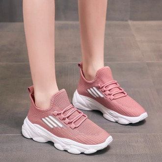 New versatile breathable shoes women's Lace-up Vulcanize Shoes Rubber Ultra Breathable Lightweight Sneakers Running Sports shoes