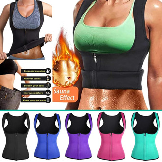 New Vest Corset Fitness Body Shaper Women Waist Trainer Workout Slimming Tops Women Zip Sports Vest SCI88
