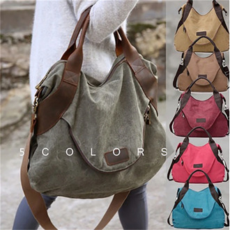 New Women Canvas Shoulder Bag Women Handbags Canvas Big Tote For Women 2020 Large Casual Shoulder Crossbody Bag For Women Bags