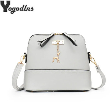New Women Messenger Bags Vintage Small Shell Leather Handbag Casual Bag Handbag Women Bags Handbags Women Famous Brands