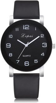 New Women Quartz Watch Casual Fashion Leather Band Watch Party Neutral Quartz Winding Watch Ladies Accessories