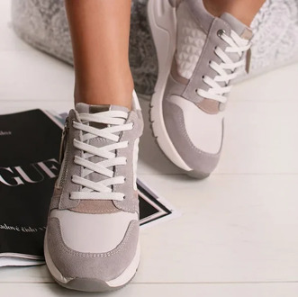 New Women Summer Sneakers Ladies Platform Vulcanized Shoes Walking Lace-Up Comforable Casual Sheos Tenis Feminino Zapatos Mujer