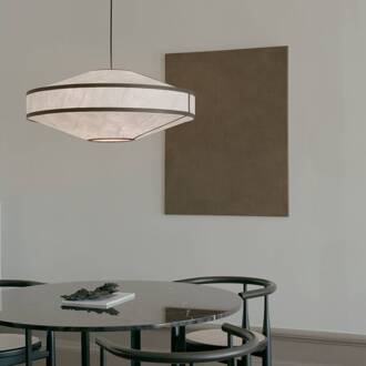 New Works hanglamp Kite, Ø 75 cm, wit / zwart, 3-lamps. wit, zwart