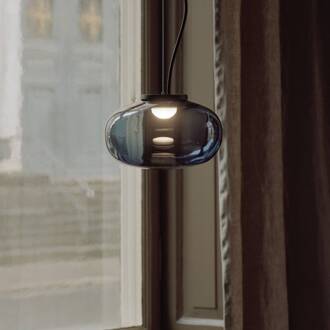 New Works Karl-Johan Kleine hanglamp, 23 cm, grijs rokerig grijs