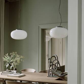 New Works Karl-Johan Large hanglamp, 40 cm, wit opaalwit