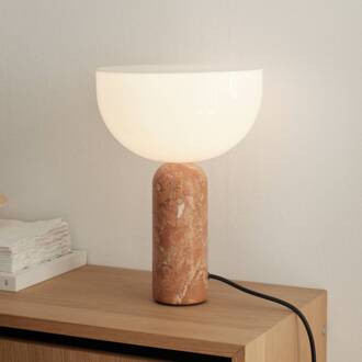 New Works Kizu Small tafellamp Breccia Pernice roodbruin, wit