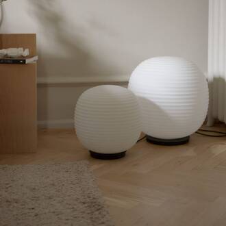 New Works Lantern Globe Large tafellamp, Ø 40cm zwart, wit
