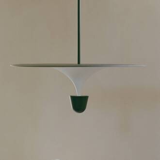 New Works LED hanglamp Kantarell, Ø 60 cm, zwart zwart, wit