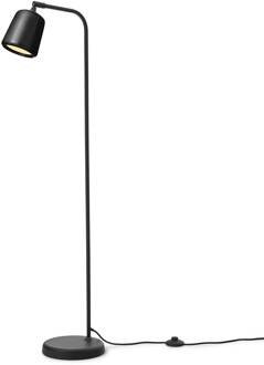 New Works vloerlamp Materiaal, zwart, marmer, hoogte 125 cm zwart gemarmerd, zwart