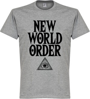 New World Order T-Shirt - Grijs - XXXL