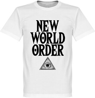 New World Order T-Shirt - Wit - XXXL