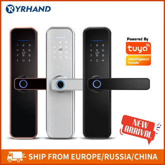 New X5 Waterproof Tuya Biometric Fingerprint Lock, Security Intelligent Smart Lock With WiFi APP Password RFID Door Lock