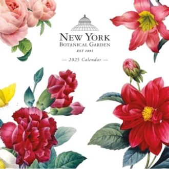 New York Botanical Gardens Illustrated Square Wall Sunday Start Calendar 2025 - Calendars, Carousel