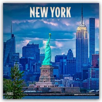 New York City 2026 Square Flap Foil Calendar - Browntrout Wandkalender - Browntrout Publishers