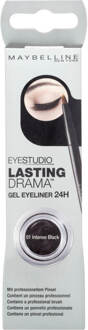 New York Lasting Drama Gel eyeliner - black Zwart - 000