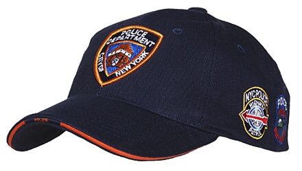 New York Police Department pet/cap - donkerblauw - politie logo petten - NYPD