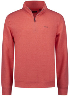 New Zealand Auckland 26an301 sweat half zip Oranje - XL