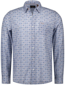 New Zealand Auckland 26an558 shirt long sleeve Blauw - XL