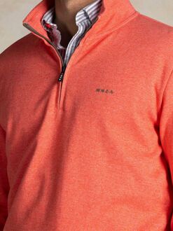 New Zealand Auckland NZA Half-Zip Mokau Oranje Roze - L,M,XL