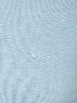 New Zealand Auckland NZA Longsleeve Knitted Polo Lichtblauw - 3XL,L,M,XL,XXL