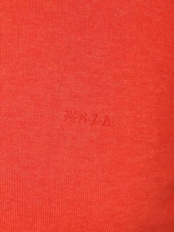 New Zealand Auckland NZA Longsleeve Knitted Polo Rood - 3XL,L,M,XL,XXL