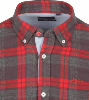 New Zealand Auckland NZA Overhemd Leon Flanel Antraciet - M