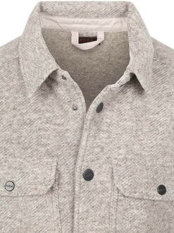 New Zealand Auckland NZA Overshirt Willow Wool Blend Greige Beige - L,XXL
