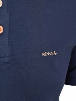 New Zealand Auckland NZA Polo Hawera Navy Sky Donkerblauw - 3XL,4XL,L,M,S,XL,XXL