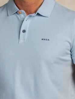 New Zealand Auckland NZA Polo Hawera Sky Blauw Lichtblauw - 3XL,4XL,L,M,S,XL,XXL