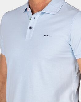New Zealand Auckland NZA Polo Peter Pastel Blue Lichtblauw