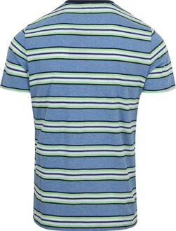 New Zealand Auckland NZA T-shirt Hawkers Strepen Blauw - XXL