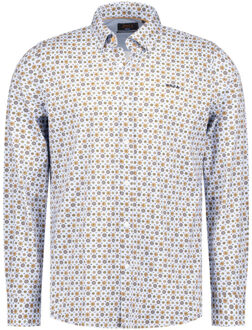 New Zealand Auckland Overhemd lange mouw 25kn542 - maat XXL Blauw