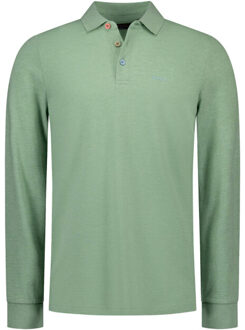 New Zealand Auckland Polo lange mouw 26bn221 - maat XL Groen