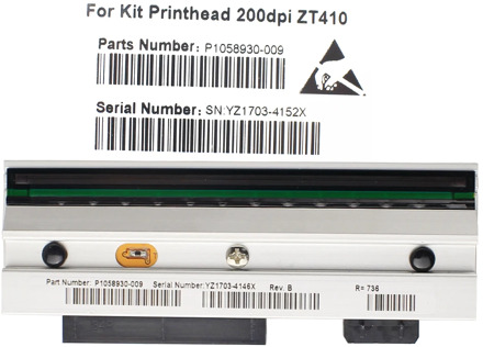 New ZT410 Printhead For Zebra ZT410 Thermal Barcode Printer 203dpi P1058930-009 Compatible