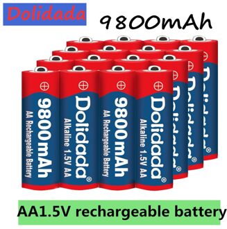 NEW1 ~ 40 Aa Oplaadbare Batterijen 9800Mah 1.5V Alkaline Oplaadbare Batterij Led Lamp Speelgoed Mp3 16