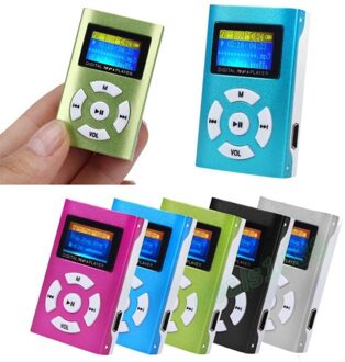 New2018 Usb Mini MP3 Speler Lcd-scherm Ondersteuning 32Gb Micro Sd Tf Card Mp3 Speler Minidrop Winkelen zwart