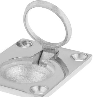 New48 X 38Mm Boot Locker Hatch Klink Kast Flush Mount Ring Pull Handvat Marine Surfen Hardware 316 Roestvrij Staal