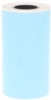 New57x30mm Thermisch Papier Printable Sticker Printer Zelfklevende Label Papier Mini Printer Blauw