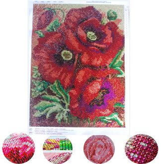 New5D DIY diamant Schilderij bloem Kruissteek diamant borduurwerk crystal ronde diamanten muurstickers home decor voor