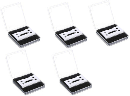 New5Pcs 28 Teeth Zirconia Ceramic Clipper Blade for Wahl Senior Clipper