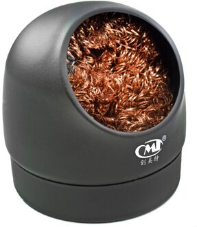 Newacalox Anti Statische Lassen Solderen Soldeerbout Tip Cleaning Staaldraad Met Stand Set Reparatie Tool