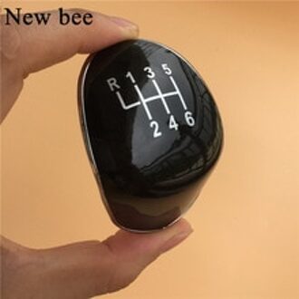 Newbee Hoge Qualtiy 6 Speed Pookknop Cap Zwarte Knop Cover Insert Voor Ford Fiesta Focus C-Max B-Max S-Max Galaxy Kuga