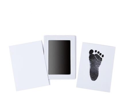 Newborn Baby Hand Foot Print Stamp Healthy Environmental Friendly Disposable Non-stick Hand-free Printing Pad Baby Growth Record 20stk