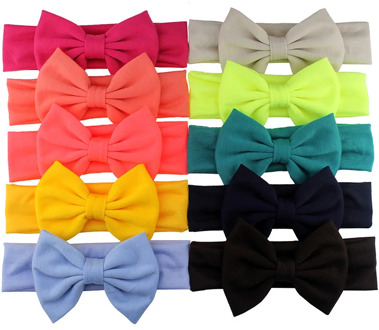 Newborn Headband Cotton Solid Bow For Girl Rabbit Ear Hairbands Turban Knot Headband Kids Accessoire Faixa Cabelo Para Bebe