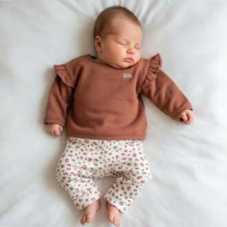 newborn kledingset animal print